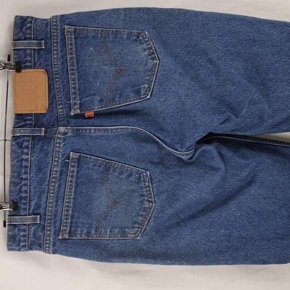 Vintage Levi's Orange tag 505 Straight leg medium dark wash denim jeans 36/30 - Picture 1 of 9